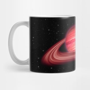 Red Jupiter Planet Mug